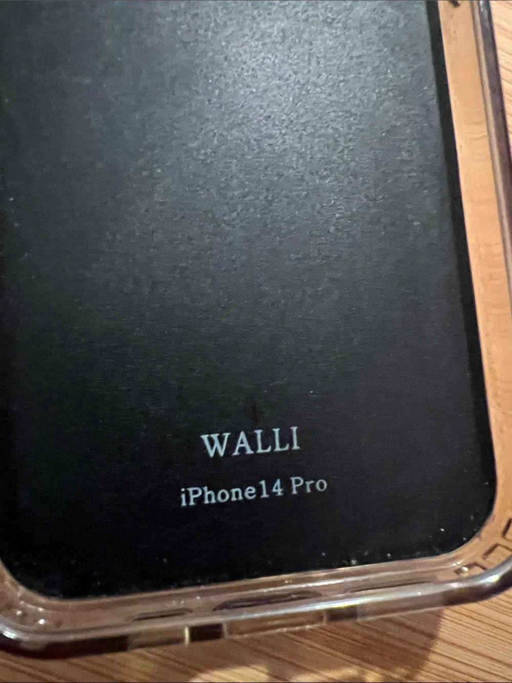 Walli Green Leatherette Phone Case with Integrated Hand Strap iPhone 14 Pro